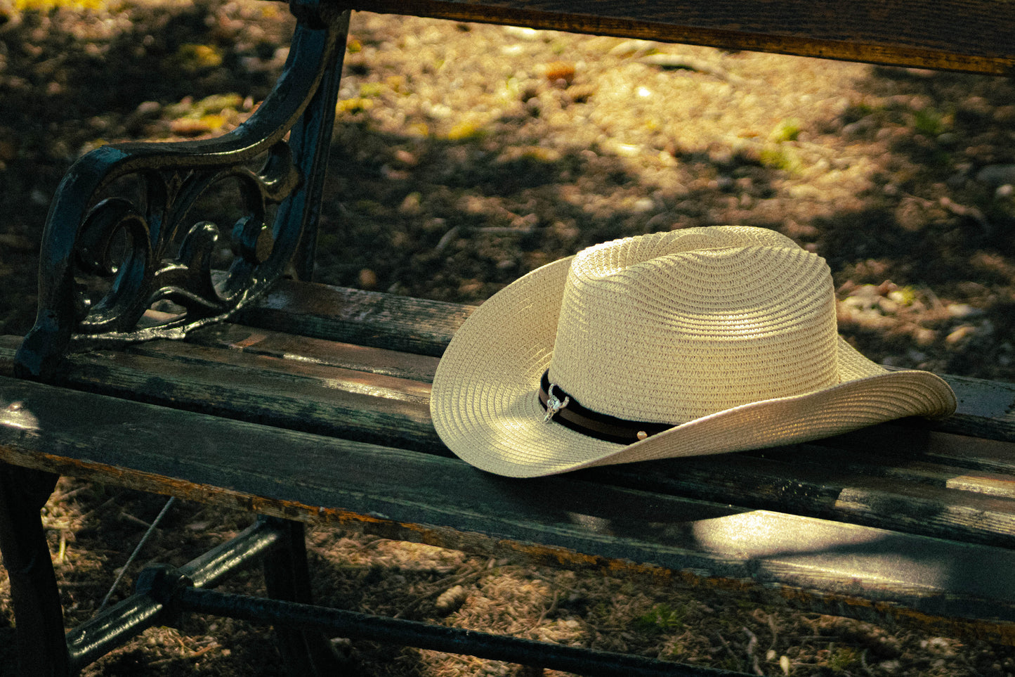 Western Straw Cowboy Hat – Black or Natural | Harbour Hat