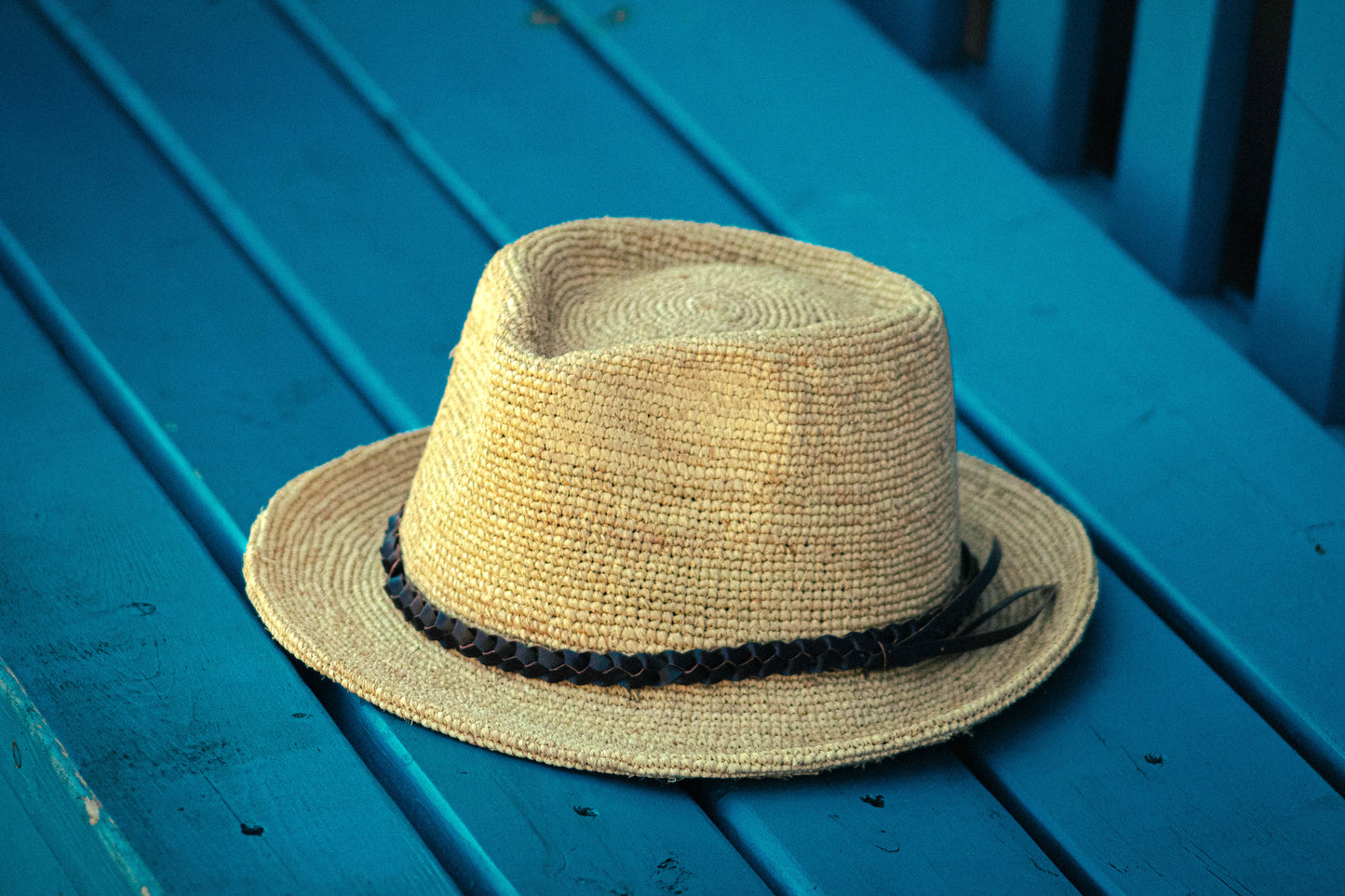 Braided Straw Trilby Hat – Natural | Harbour Hat