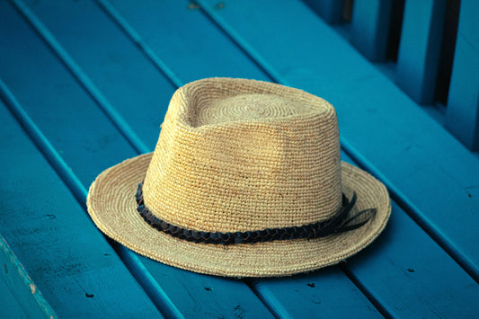 Braided Straw Trilby Hat – Natural | Harbour Hat
