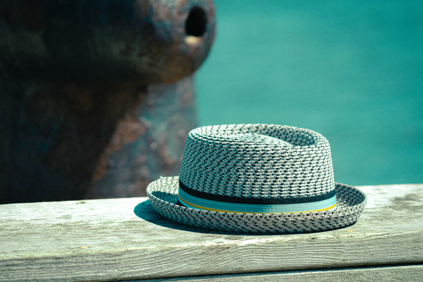 Pork Pie Straw Hat