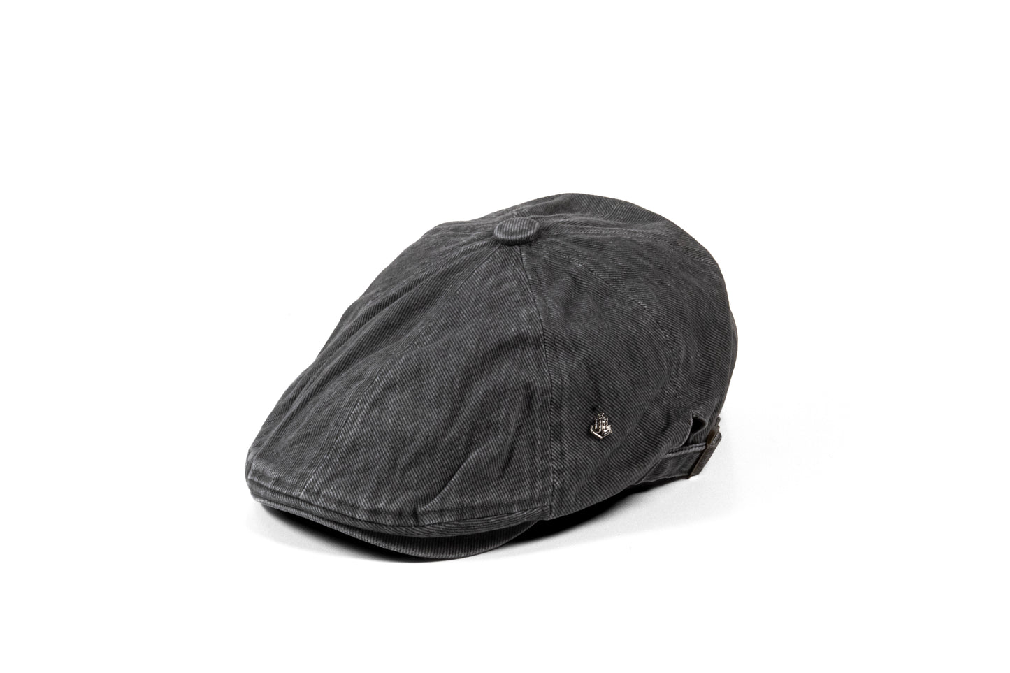 Washed Cotton Newsboy Cap